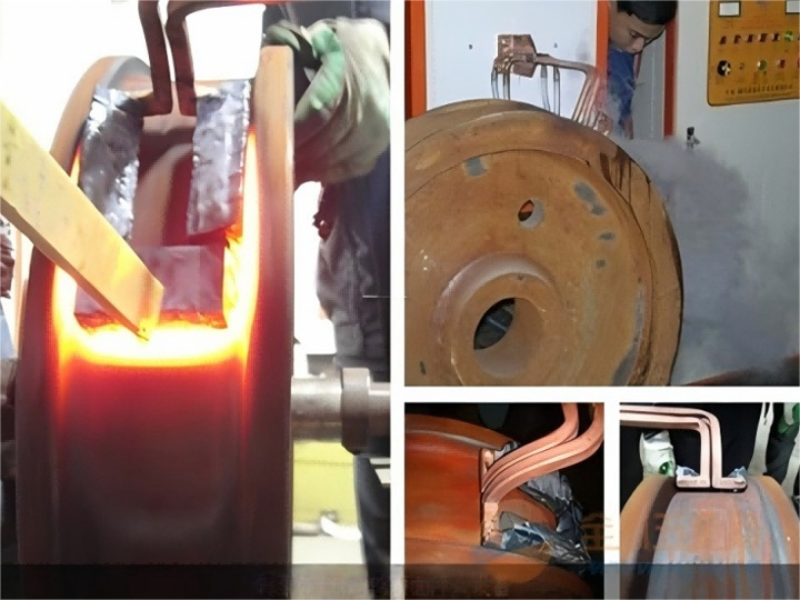 quenching process of crane wheel